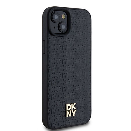 DKNY ETUI HARDCASE SKÓRZANE DO IPHONE 15 PLUS 14 PLUS DO MAGSAFE MONOGRAM