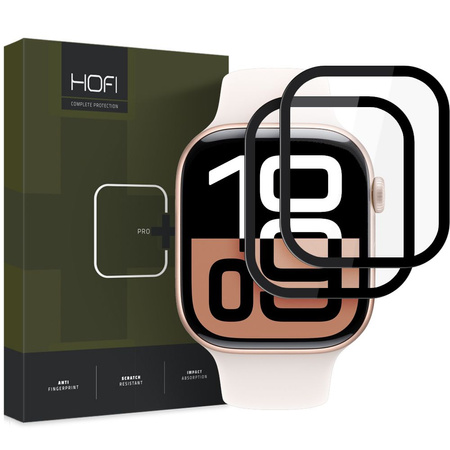 HOFI SZKŁO HYBRYDOWE PRO+ 2-PACK DO APPLE WATCH 10 42 MM OCHRONA NA EKRANIE
