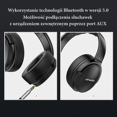 AWEI SŁUCHAWKI NAUSZNE BLUETOOTH A780BL DO TELEFONÓW Z DŹWIĘKIEM STEREO
