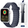 Dux Ducis Strap (Armor Version) pasek Apple Watch SE, 8, 7, 6, 5, 4, 3, 2, 1 (41, 40, 38 mm) silikonowa magnetyczna opaska bransoleta niebieski
