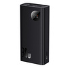 Baseus Adaman2 powerbank z wyświetlaczem cyfrowym 10000mAh 30W 2 x USB / 1x USB Typ C Overseas Edition PD QC SCP czarny (PPAD040101)