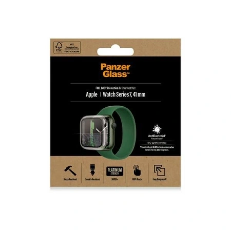 Etui PanzerGlass Full Body na Apple Watch 7 / 8 41 mm - przezroczyste