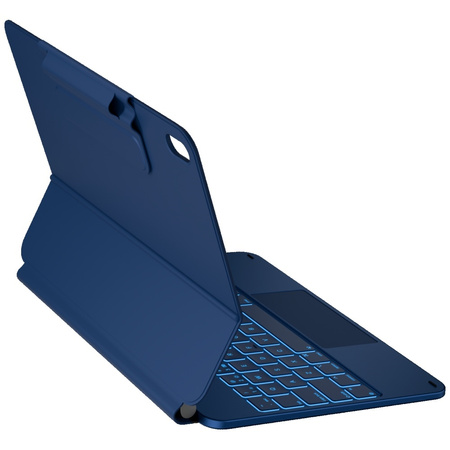 Etui Typecase Edge z klawiaturą do iPad  11" (A16) 2025 / iPad 10.9" 2022 błękitny pacyfik