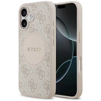 GUESS ETUI 4G CIRCLE CLASSIC LOGO DO IPHONE 17 MAGSAFE POKROWIEC Z LOGO