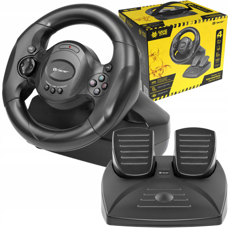 TRACER KIEROWNICA DO GIER PEDAŁY DO PS4 PS3 XBOX ONE KOMPUTER 4W1 DO GIER
