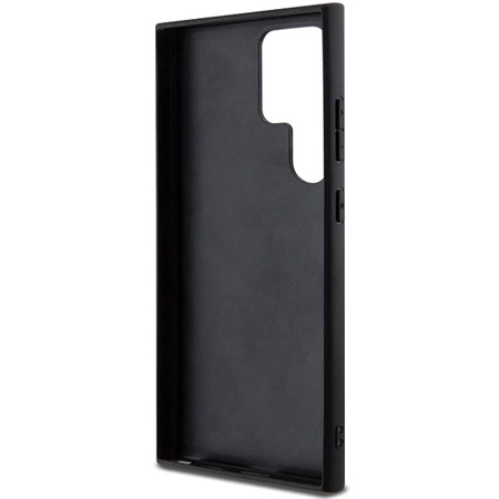 Etui Karl Lagerfeld Saffiano Karl&Choupette Metal Pin na Samsung Galaxy S24 Ultra - czarne