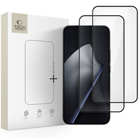 SZKŁO HARTOWANE TECH-PROTECT GLASS FIT+ 2-PACK XIAOMI 15T / 15T PRO BLACK