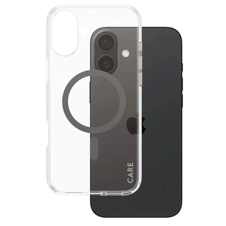 Etui CARE by PanzerGlass Flagship Case z MagSafe na iPhone 16 Plus - czarne