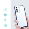Clear 3in1 etui do Samsung Galaxy S23+ silikonowy pokrowiec z ramką niebieskie
