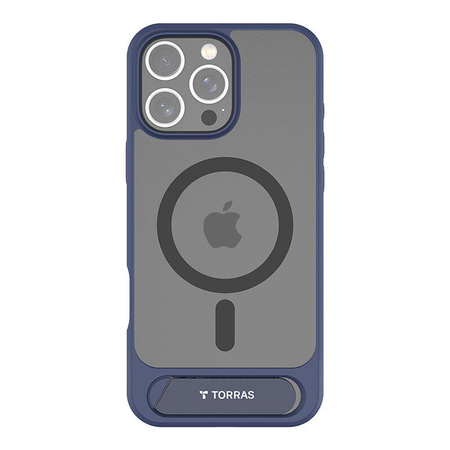 TORRAS ETUI PSTAND SERIES DO IPHONE 16 PRO OCHRONNE Z TYŁEM ANTYPOŚLIZGOWYM