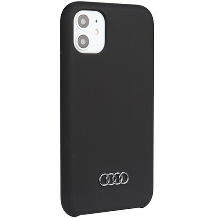 Etui Audi Silicone Case na iPhone 12 / iPhone 12 Pro - czarne AU-LSRIP12P-Q3/D1-BK