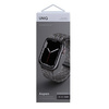 UNIQ pasek Aspen Apple Watch 44/42/45mm Series 4/5/6/7/8/SE/SE2 Braided DE szary/pebble grey