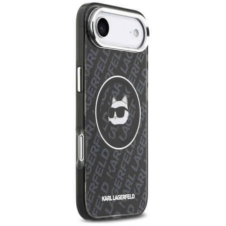 Etui Karl Lagerfeld IML Choupette Head   Logo MagSafe do iPhone Air czarny