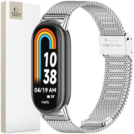 TECH-PROTECT PASEK MILANESEBAND DO XIAOMI SMART BAND 8 9 NFC FUNKCJONALNOŚĆ