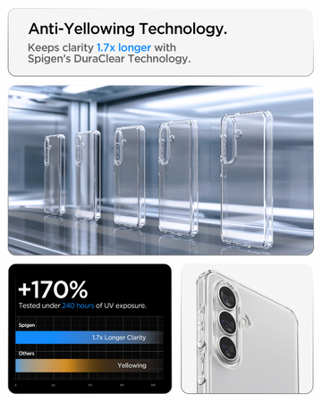 Spigen Ultra Hybrid, crystal clear - Samsung Galaxy S26+