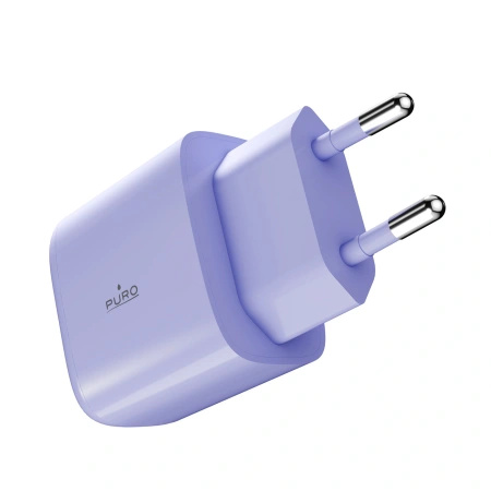 Ładowarka sieciowa Puro Pro Lite 30W USB-C  - fioletowa