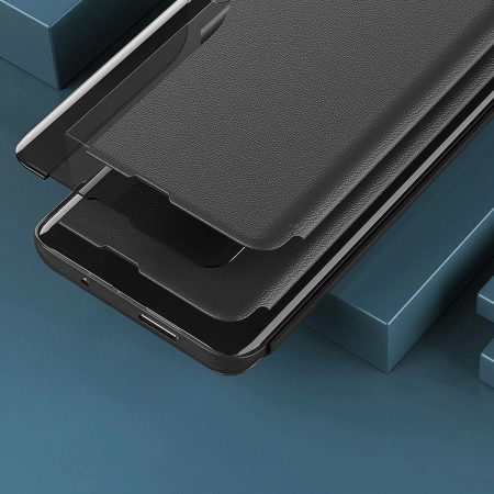 HURTEL ETUI CASE DO SAMSUNG GALAXY A14 Z KLAPKĄ PODSTAWKA EKOLOGICZNA SKÓRA