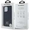 KARL LAGERFELD ETUI DO IPHONE 15 PRO SILICONE SHADOW METAL INITIAL MAGNETIC