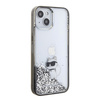 KARL LAGERFELD ETUI LIQUID GLITTER DO IPHONE 15 14 13 6.1 Z CHOUPETTE