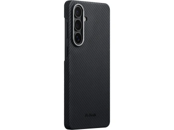 Pitaka Edge Case, Black/Grey Twill (Aaron Button) - Samsung Galaxy S26