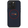 Red Bull RBHMP15X24PUILVR iPhone 15 Pro  Max 6.7 hardcase granatowy/navy Leather Red Ring MagSafe