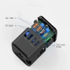 TECH-PROTECT ADAPTER PRZEJŚCIÓWKA TA200 DO EU UK US AU CZARNY