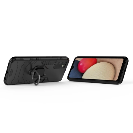 HURTEL HYBRYDOWE ETUI POKROWIEC DO SAMSUNG GALAXY A03S WZMOCNIONE KRAWĘDZIE