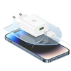 USAMS ŁADOWARKA SIECIOWA 18W Z KABLEM DO LIGHTNING IPHONE 11 12 13 14 15
