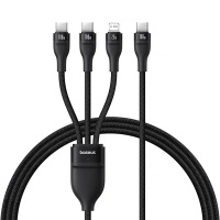 BASEUS KABEL 3W1 USB-C DO LIGHTNING 1,5M DO IPHONE 12 13 14 100W Z 3 KABLAM