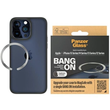 PANZERGLASS PIERŚCIEŃ MAGNETYCZNY DO MAGSAFE DO IPHONE 12 13 14 15 SREBRNY