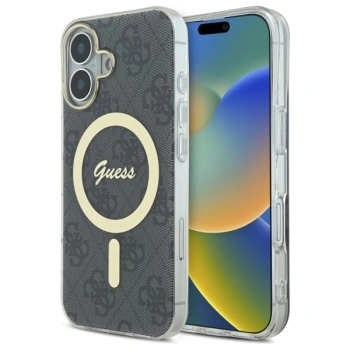 GUESS ETUI HARDCASE IML 4G DO IPHONE 16 6.1 DO MAGSAFE Z NOWOCZESNYM