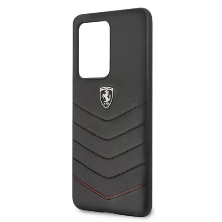 Etui Ferrari Heritage na Samsung Galaxy S20 Ultra - czarne