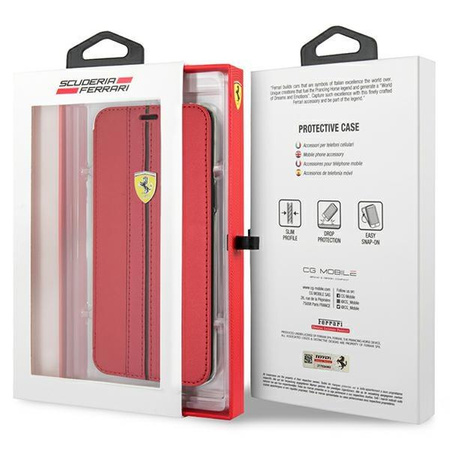 Etui Ferrari Urban na Samsung Galaxy S9 - czerwone