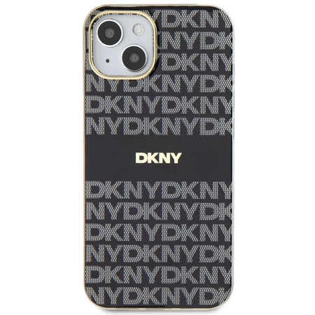 DKNY ETUI HARDCASE DO IPHONE 14 15 13 6.1 IML MONO STRIPE DO MAGSAFE