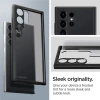 Etui Spigen Ultra Hybrid na Samsung Galaxy S24 Ultra - przezroczysto-czarne