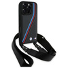 BMW BMHCP16X23PSVTK iPhone 16 Pro Max    6.9 czarny/black hardcase M Edition Carbon Tricolor Lines & Strap