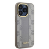 DKNY ETUI HARDCASE DO IPHONE 15 PRO 6.1 DO MAGSAFE LEATHER CHECKERED