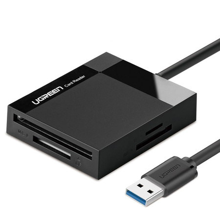 UGREEN CZYTNIK KART USB 3.0: SD/MICRO SD/CF/MS CZARNY