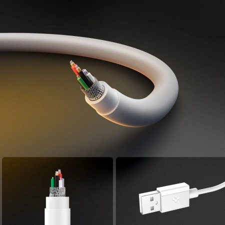 SPIGEN KABEL USB-A / USB-C 60W DO TELEFONÓW 100 CM SZYBKI PRZEWÓD