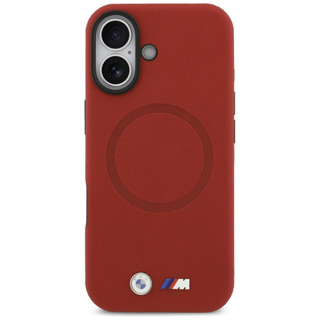 Etui BMW M FW Metal Logo MagSafe do      iPhone 17 czerwony