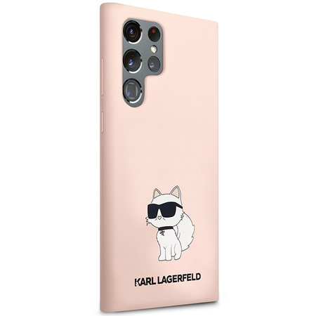 KARL LAGERFELD ETUI HARDCASE DO SAMSUNG S23 ULTRA S918 SILICONE CHOUPETTE