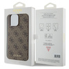 Etui Guess 4G Metal Gold Logo na iPhone 15 Pro Max - brązowe