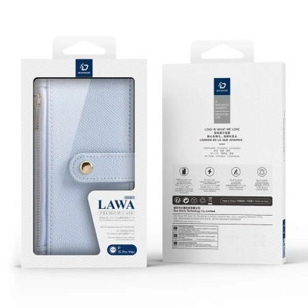 DUX DUCIS ETUI DO IPHONE 15 PRO Z PEWNOŚCIĄ MAGNETYCZNEGO ZAMKNIĘCIA