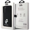 Etui Karl Lagerfeld Silicone Karl&Choupette Metal Pin na Samsung Galaxy S23+ - czarne