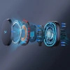 WOZINSKY UCHWYT SAMOCHODOWY WCT5-6S2Y Z ŁADOWARKĄ INDUKCYJNĄ QI MAGSAFE
