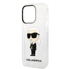 Karl Lagerfeld KLHCP14XHNIKTCT iPhone 14 Pro Max 6,7" transparent hardcase Ikonik Karl Lagerfeld