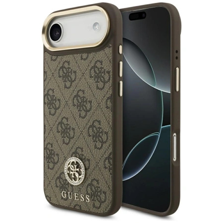 GUESS ETUI 4G STRASS LOGO DO IPHONE AIR MAGSAFE Z PRZEWAGĄ ODPORNOŚCI NA