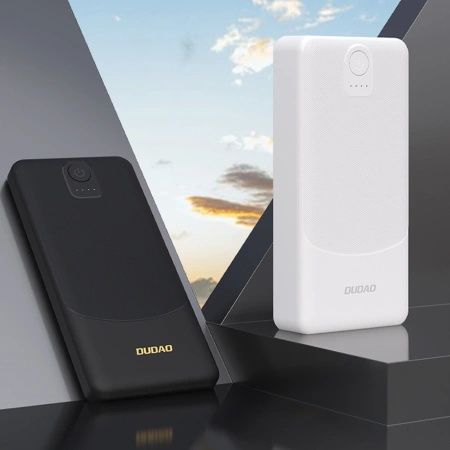 Powerbank Dudao K10 10000mAh  2.4A 2 x USB-A - biały