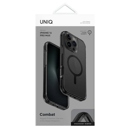 UNIQ ETUI COMBAT DO IPHONE 16 PRO MAX 6.9 MAGCLICK CHARGING WYSOKA OCHRONA