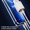 USAMS ŁADOWARKA 1XUSB-C 1XUSB T46 33W DO TELEFONÓW APPLE IPHONE PD3.0 QC3.0